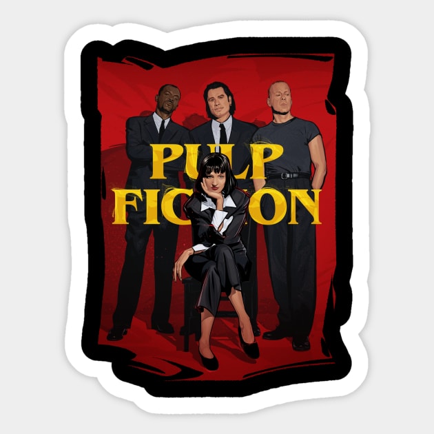 Pulp Fiction Team Sticker by nabakumov